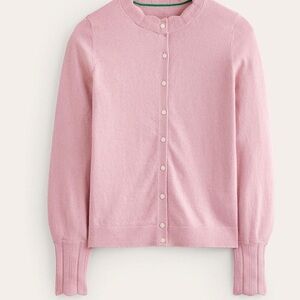 Boden Cardigan in Soft Rose — XL
